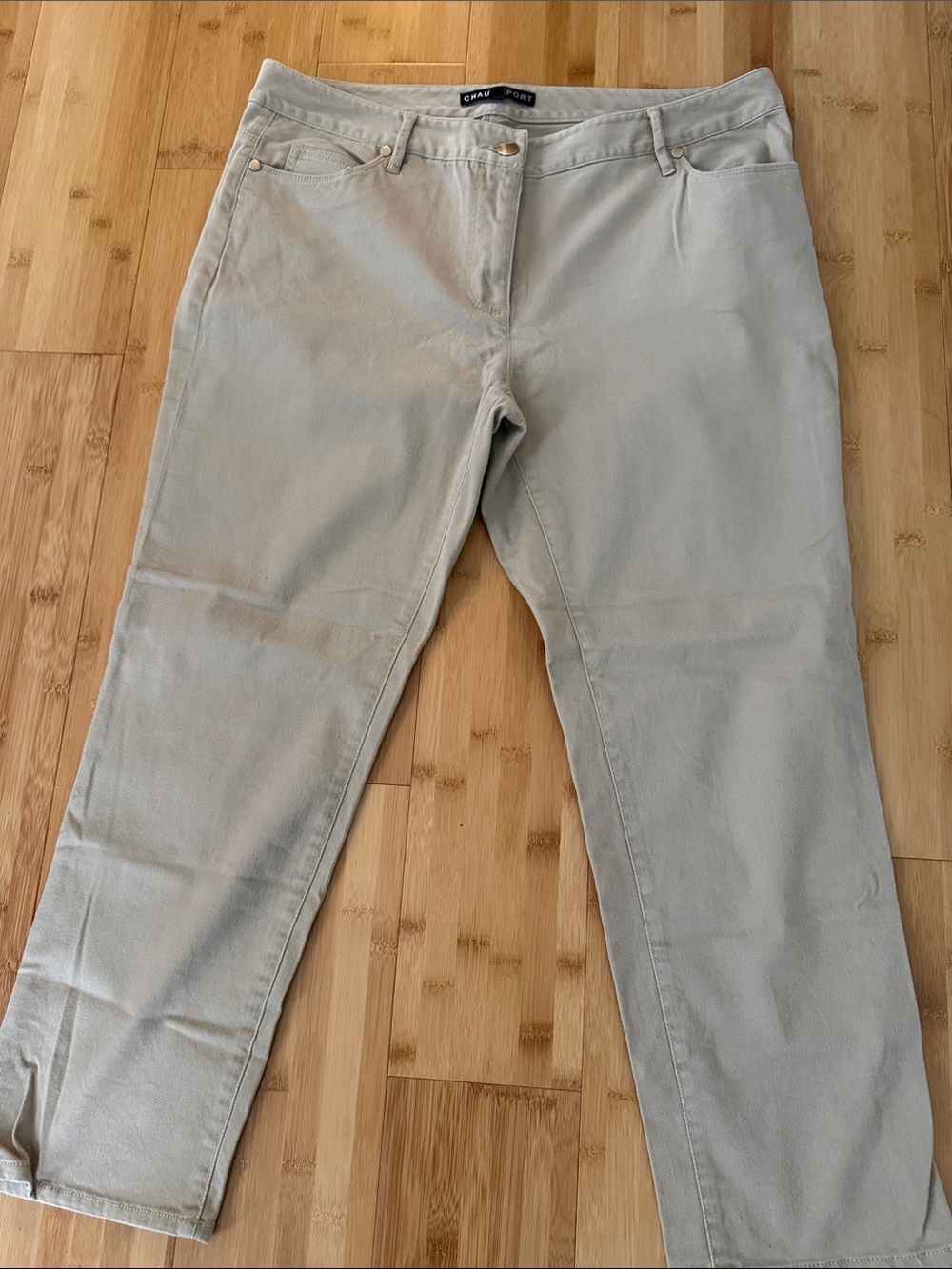 Chaus Casual Crop Women's khaki Jeans